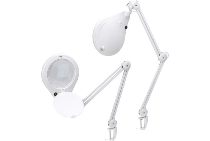 Лупа REXANT 31-0503 на струбцине круглая 5D с подсв. 84SMD LED, ø178мм Лупа REXANT 31-0503 на струбцине круглая 5D с подсв. 84SMD LED, ø178мм