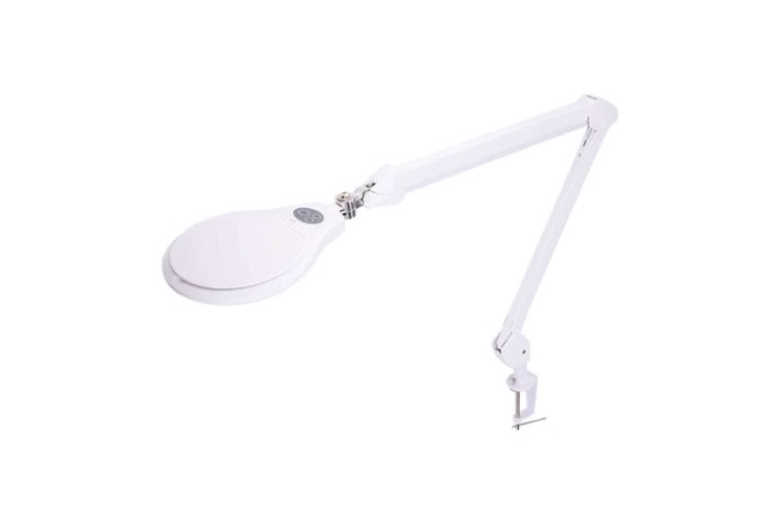 Лупа REXANT 31-0532 на струбцине круглая 5D с подсветкой 72 SMD