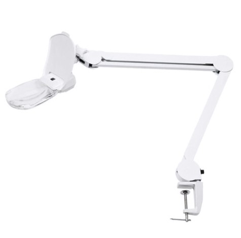 Лупа REXANT 31-0565 на струбцине квадратная 3D+20D с подсветкой 6LED