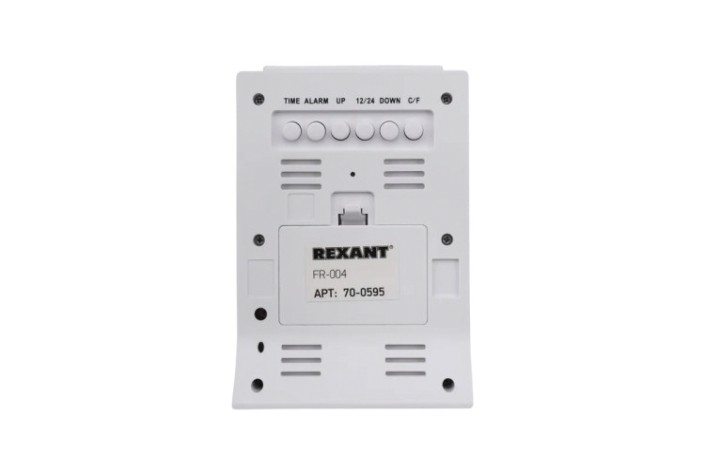 Метеостанция REXANT 70-0595 с беспроводным выносным датчиком Метеостанция REXANT 70-0595 с беспроводным выносным датчиком
