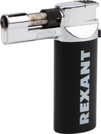 Мини-горелка REXANT GT-37 2 режима работы, заправляемая [12-0037]