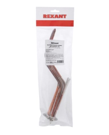 Нагревательный элемент для бойлера REXANT 70-0345 ТЭН RF64 2,0 кВт, фланец М4, 64 мм Нагревательный элемент для бойлера REXANT 70-0345 ТЭН RF64 2,0 кВт, фланец М4, 64 мм