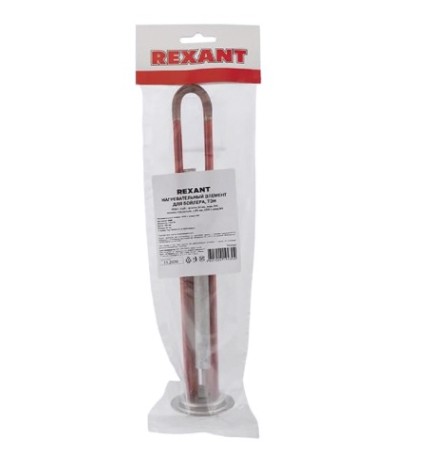 Нагревательный элемент для бойлера REXANT 70-0356 ТЭН RF64 1,3 кВ, фланец М4, 64 мм Нагревательный элемент для бойлера REXANT 70-0356 ТЭН RF64 1,3 кВ, фланец М4, 64 мм