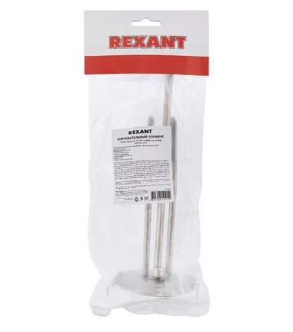 Нагревательный элемент для бойлера REXANT 70-0455 ТЭН 1500 Вт, фланец М5, 125 мм Нагревательный элемент для бойлера REXANT 70-0455 ТЭН 1500 Вт, фланец М5, 125 мм