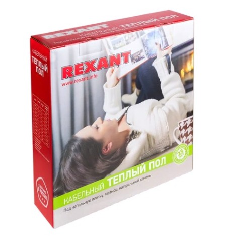 Нагревательный кабель REXANT Slim RNB -70-1250 тонкий кабель под плитку, двухжильный, 70м [51-0506-3]