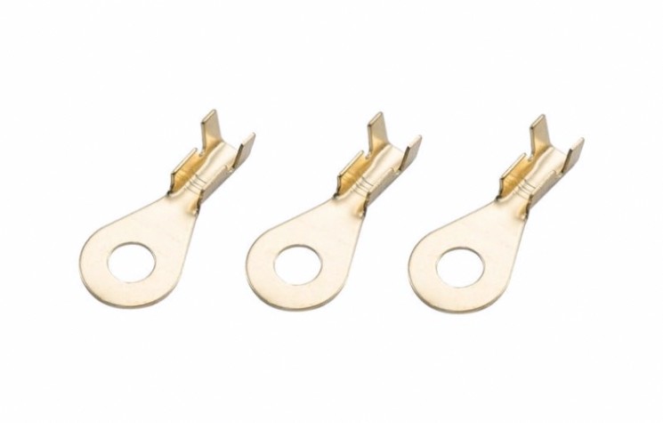 Наконечник REXANT 08-0076 (уп. 100 шт) кольцевой ø4.3 мм, 0.5-0.8 мм² (НК 4-0,5-0,8) [08-0076]