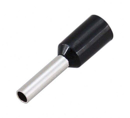 Наконечник REXANT 08-0814 (уп. 100 шт) F-8 мм 1.5 мм² (НШВи 1.5-8) черный [08-0814]
