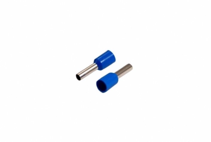 Наконечник REXANT 08-0815 (уп. 100 шт) F-8 мм 2.5 мм² (НШВи 2.5-8) синий [08-0815]