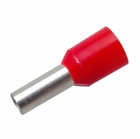 Наконечник REXANT 08-0831 (уп. 100 шт) F-12 мм 10 мм² (НШВи 10-12) красный [08-0831]