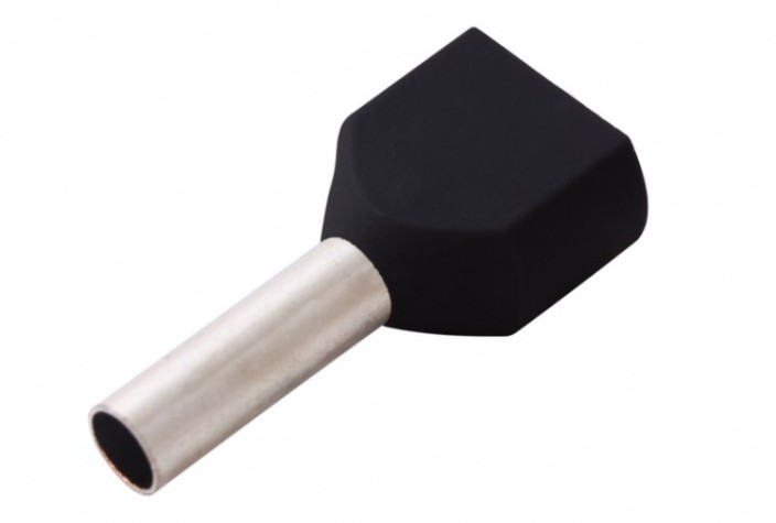 Наконечник REXANT 08-2806 (уп. 100 шт) F-8 мм 2х1.5 мм² (НШВИ(2) 1.5-8/нги2 1,5-8 мм [08-2806]