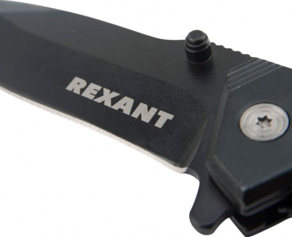 Нож для строительных работ REXANT Black складной полуавтоматический [12-4905-2]