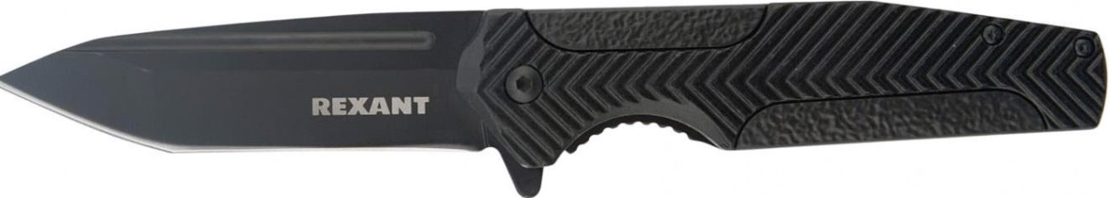 Нож для строительных работ REXANT Black Spear складной полуавтоматический [12-4909-2]