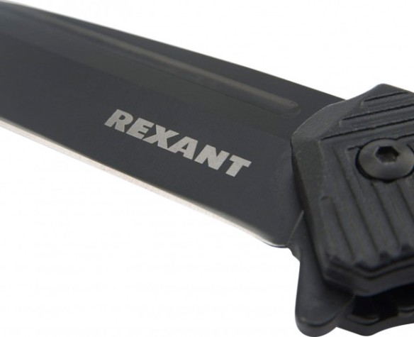 Нож для строительных работ REXANT Black Spear складной полуавтоматический [12-4909-2]