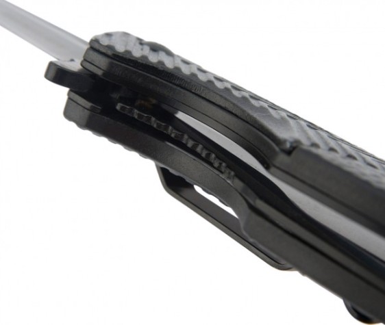 Нож для строительных работ REXANT Black Spear складной полуавтоматический [12-4909-2]