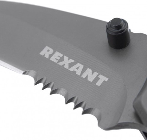 Нож для строительных работ REXANT Titanium складной коготь полуавтоматический [12-4906-2]