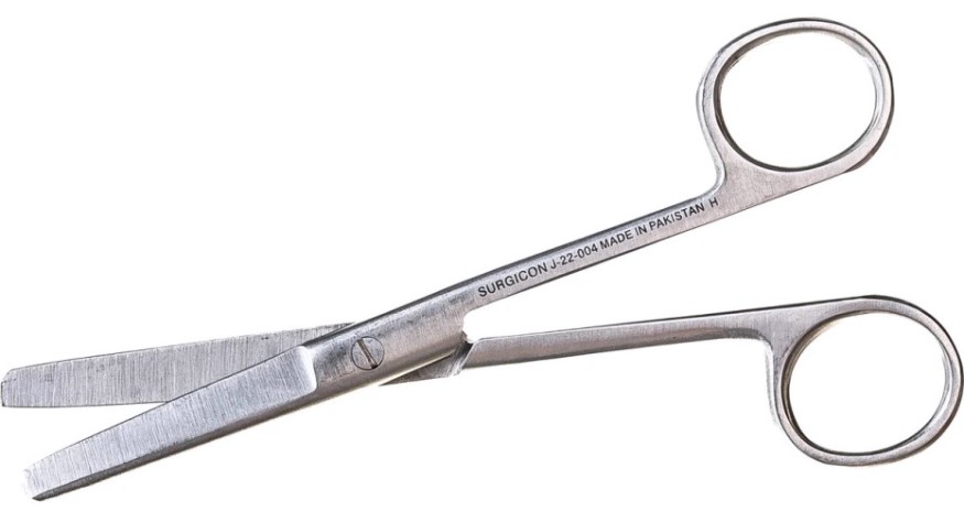 Ножницы REXANT 12-4926-9 тупоконечные прямые 140 мм