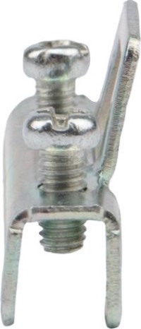 Ограничитель REXANT 12-2901 (уп 100 шт) на DIN-рейку, металл., 2 винта [12-2901]