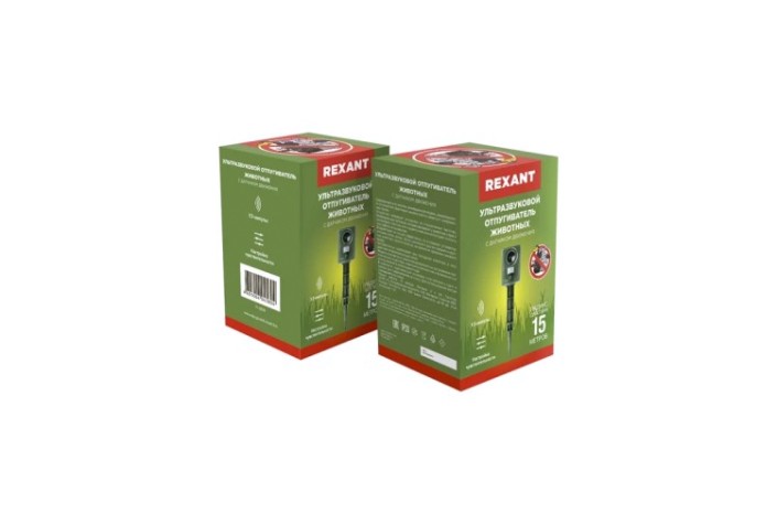 Отпугиватель REXANT 71-0039 универсальный, ультразвуковой R 15м, 3Вт