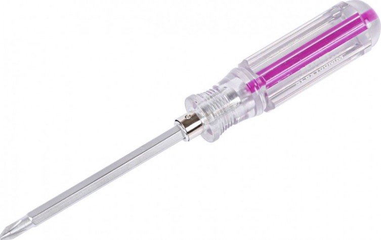 Отвертка REXANT 12-4742 двухсторонняя PH2xSL6 стержень 120 мм
