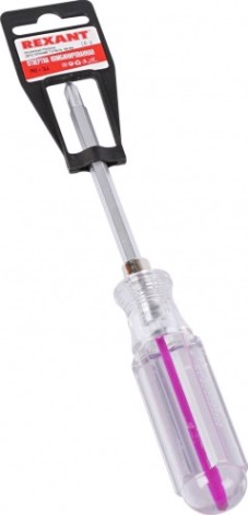 Отвертка REXANT 12-4742 двухсторонняя PH2xSL6 стержень 120 мм Отвертка REXANT 12-4742 двухсторонняя PH2xSL6 стержень 120 мм