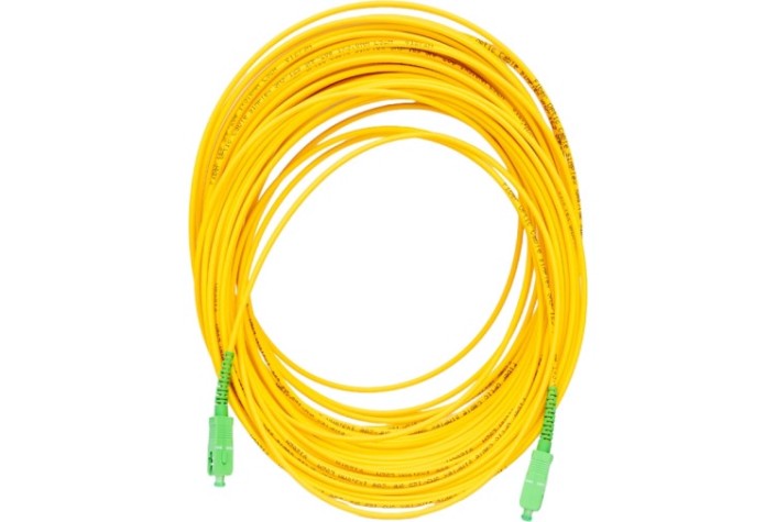 Патч-корд оптический REXANT 50-2028 9/125 (OS2), SC/APC-SC/APC, (Simplex), LSZH, 20м