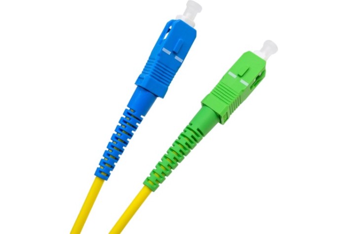 Патч-корд оптический REXANT 50-2052 9/125 (OS2), SC/APC-SC/UPC, (Simplex), LSZH, 3м