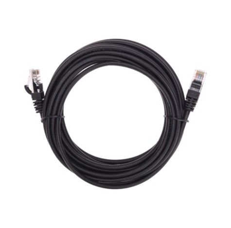 Патч-корд REXANT 02-0102-5 U/UTP, CAT 5e, RJ45-RJ45, 26AWG, LSZH, черный 5м