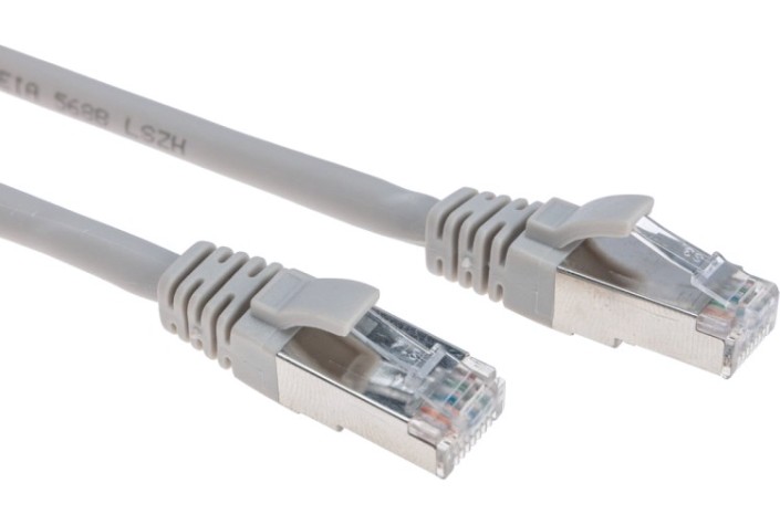 Патч-корд REXANT 02-0210-05 F/UTP, CAT 6, RJ45-RJ45, 26AWG, LSZH, серый 0,5м