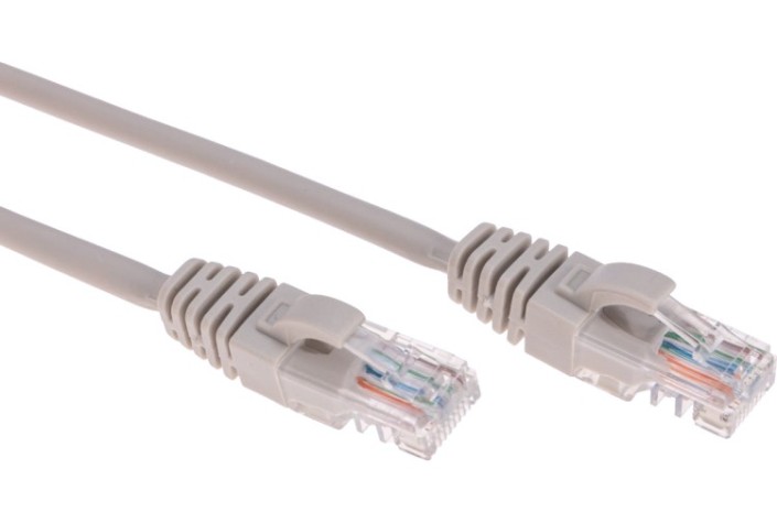 Патч-корд REXANT 02-0290-05 U/UTP, CAT 6, RJ45-RJ45, 26AWG, LSZH, серый, 0,5м