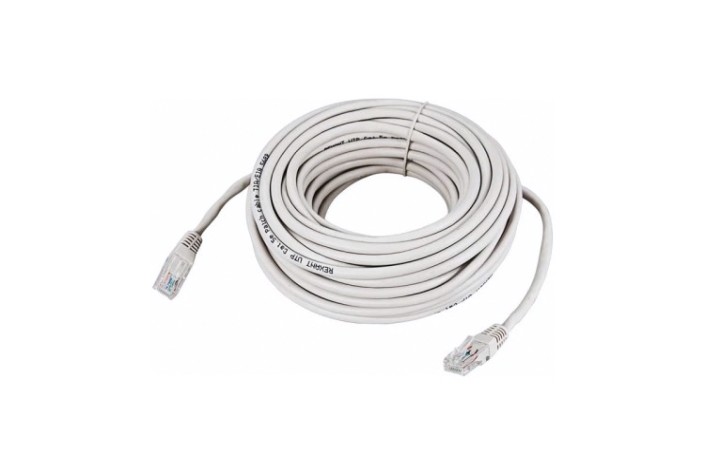 Пaтч-корд REXANT 18-1009 U/UTP, CAT 5e, RJ45-RJ45, PVC серый, 10м Пaтч-корд REXANT 18-1009 U/UTP, CAT 5e, RJ45-RJ45, PVC серый, 10м