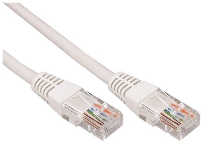 Пaтч-корд REXANT 18-1010 U/UTP, CAT 5e, RJ45-RJ45, PVC серый, 15м