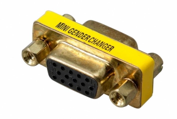 Переходник гнездо REXANT 17-6817 VGA-гнездо VGA