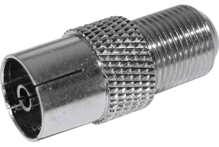 Переходник REXANT 05-4301 (уп 100 шт) гн F-гн TV (03-084) [05-4301]