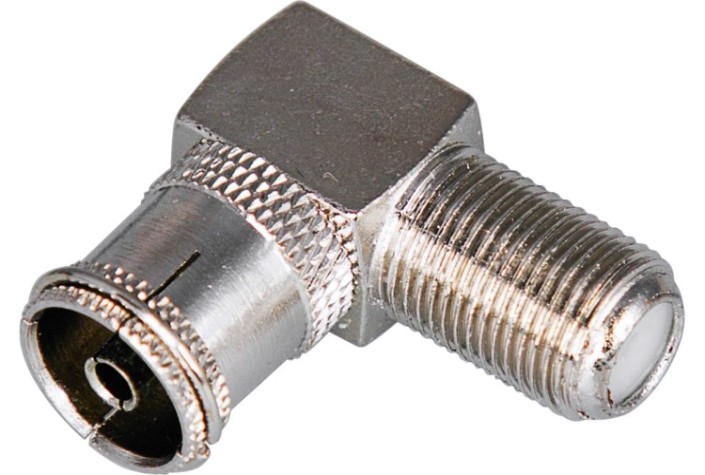 Переходник REXANT 05-4312 (уп. 50 штук) гн F-гн TV угловой (03-152) [05-4312]