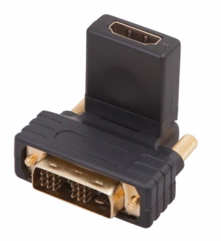 Переходник штекер REXANT 17-6812 DVI-I-гнездо HDMI, поворотный Переходник штекер REXANT 17-6812 DVI-I-гнездо HDMI, поворотный