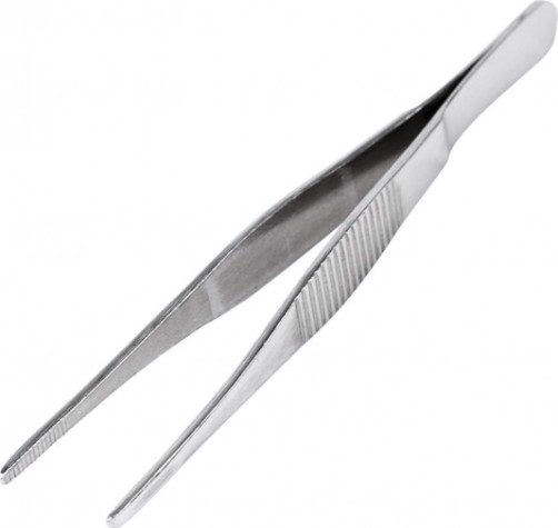 Пинцет REXANT 12-0360 прямой, рифленый 125 мм (блистер)