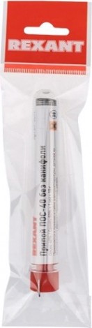 Припой REXANT ПР3092 без канифоли пос-40, 10г, 1мм, (олово 40%, свинец [09-3092]