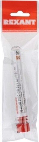 Припой REXANT ПР3093 без канифоли пос-61, 10г, 1мм, (олово 61%, свинец [09-3093]