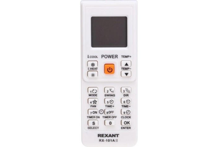 Пульт для кондиционеров REXANT 38-0103 универсальный RX-101AII