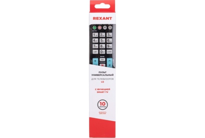Пульт для телевизора REXANT 38-0002 универсальный LG с функцией SMART TV (ST-03) Пульт для телевизора REXANT 38-0002 универсальный LG с функцией SMART TV (ST-03)