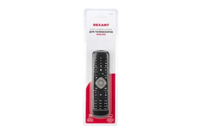 Пульт для телевизора REXANT 38-0019 Д/У универсальный PHILIPS Пульт для телевизора REXANT 38-0019 Д/У универсальный PHILIPS