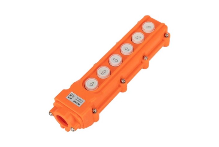 Пульт кнопочный REXANT 36-9212 ПK-6 на 6 кнопок IP54