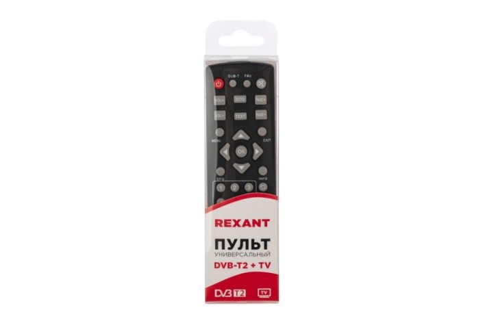 Пульт REXANT 38-0012 Д/У универсальный для DVB-T2