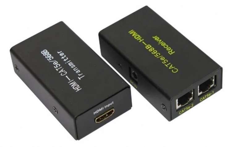 Разветвитель REXANT 17-6906 HDMI по витой паре RJ-45(8P8C) CAT 5E/6