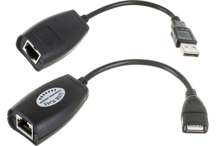 Разветвитель REXANT 18-1176 USB по витой паре (8P8C)