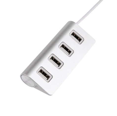 Разветвитель REXANT 18-4106 4 USB-port серебристый