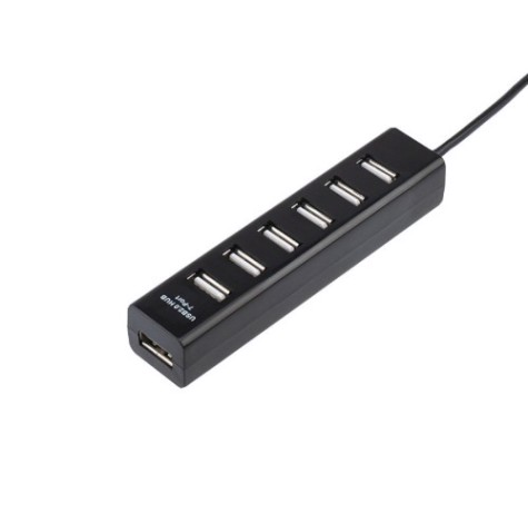 Разветвитель REXANT 18-4107 USB на 7 портов черный Разветвитель REXANT 18-4107 USB на 7 портов черный