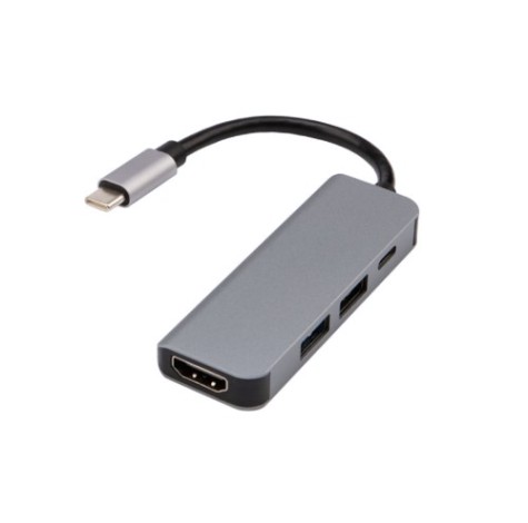 Разветвитель REXANT 18-4151 USB Type-C на 4 порта: 1xHDMI/2xUSB/1xType-C PD
