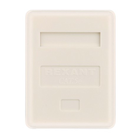 Розетка компьютерная REXANT 03-0121 внешняя, 1-порт RJ-45 (8P8C), UTP, CAT 5e Розетка компьютерная REXANT 03-0121 внешняя, 1-порт RJ-45 (8P8C), UTP, CAT 5e