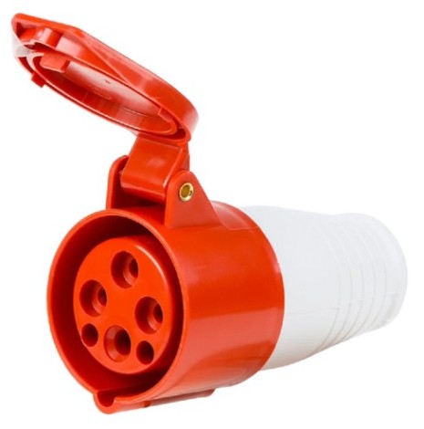 Розетка REXANT 11-8919 214 переносная 3Р+РЕ 16А 380В IP44